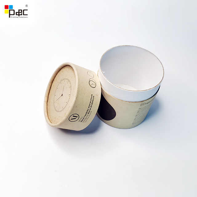 high quality round box Kraft Paper 800g White Grey Board Paper Packaging Cylinder Paper Box Appliance Box