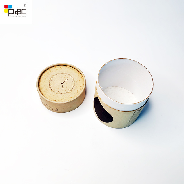 high quality round box Kraft Paper 800g White Grey Board Paper Packaging Cylinder Paper Box Appliance Box