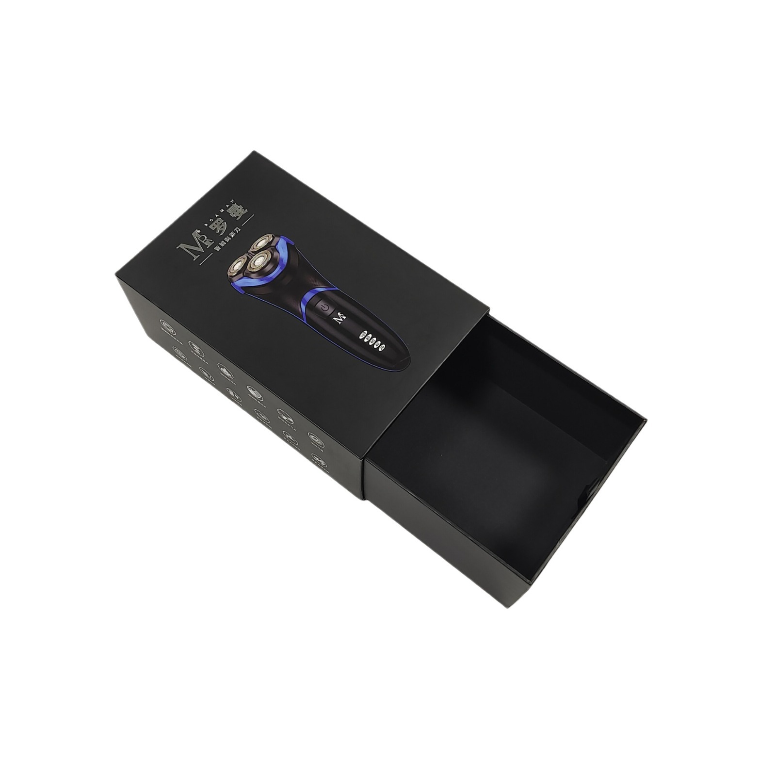 Custom logo shaver gift box factory price packaging drawer box manufacturer high quality electronics box