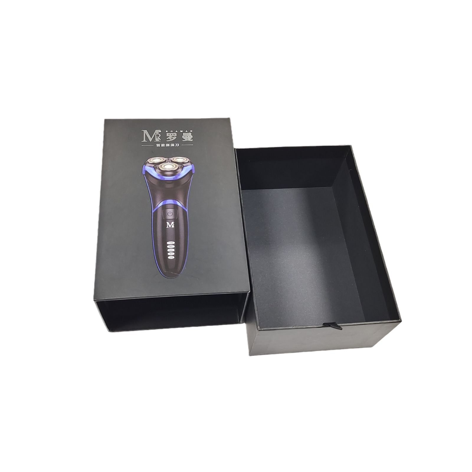 Custom logo shaver gift box factory price packaging drawer box manufacturer high quality electronics box