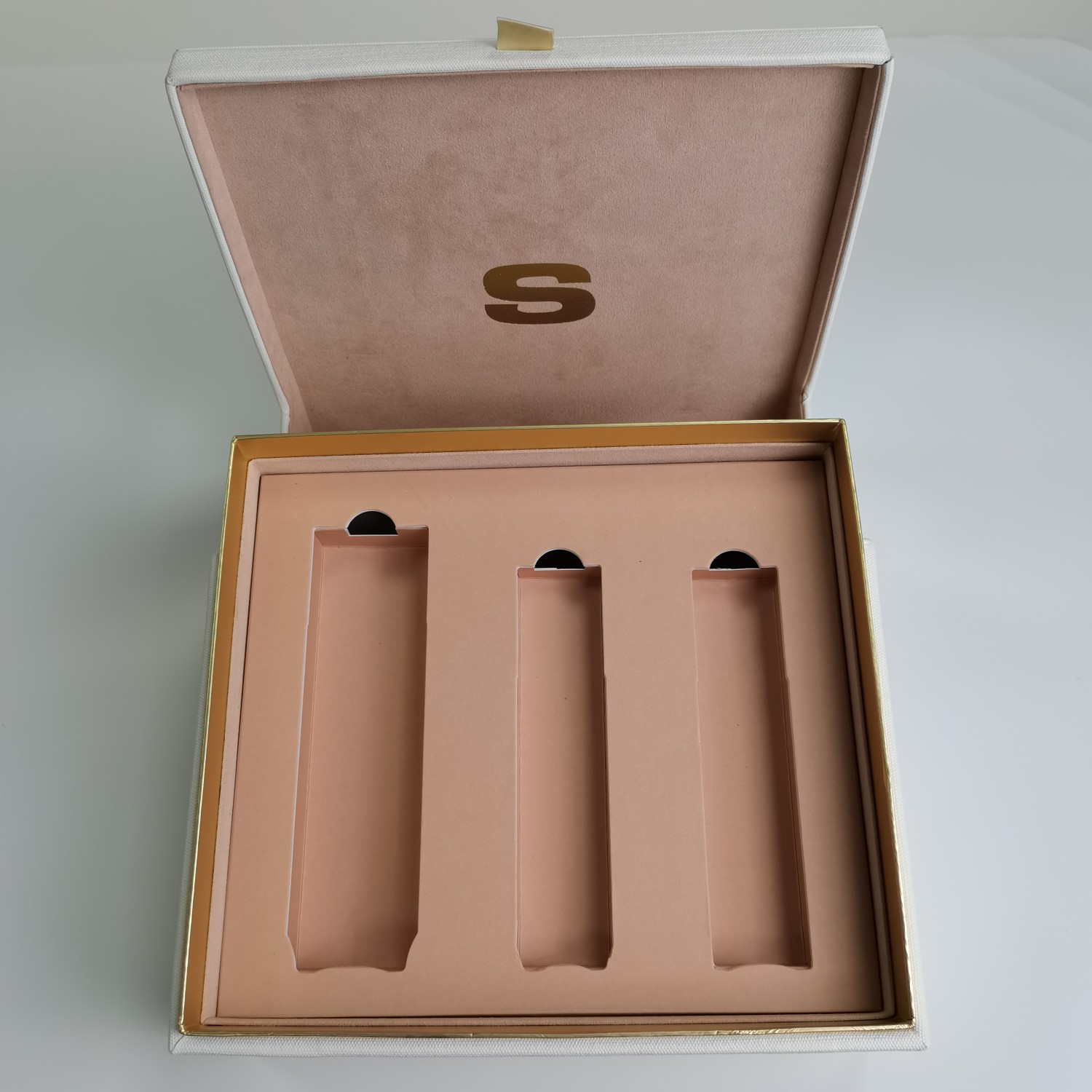 Chaep price PU imitation leather paper cosmetic gift box factory manufacturer paper packaging gift box with custom logo