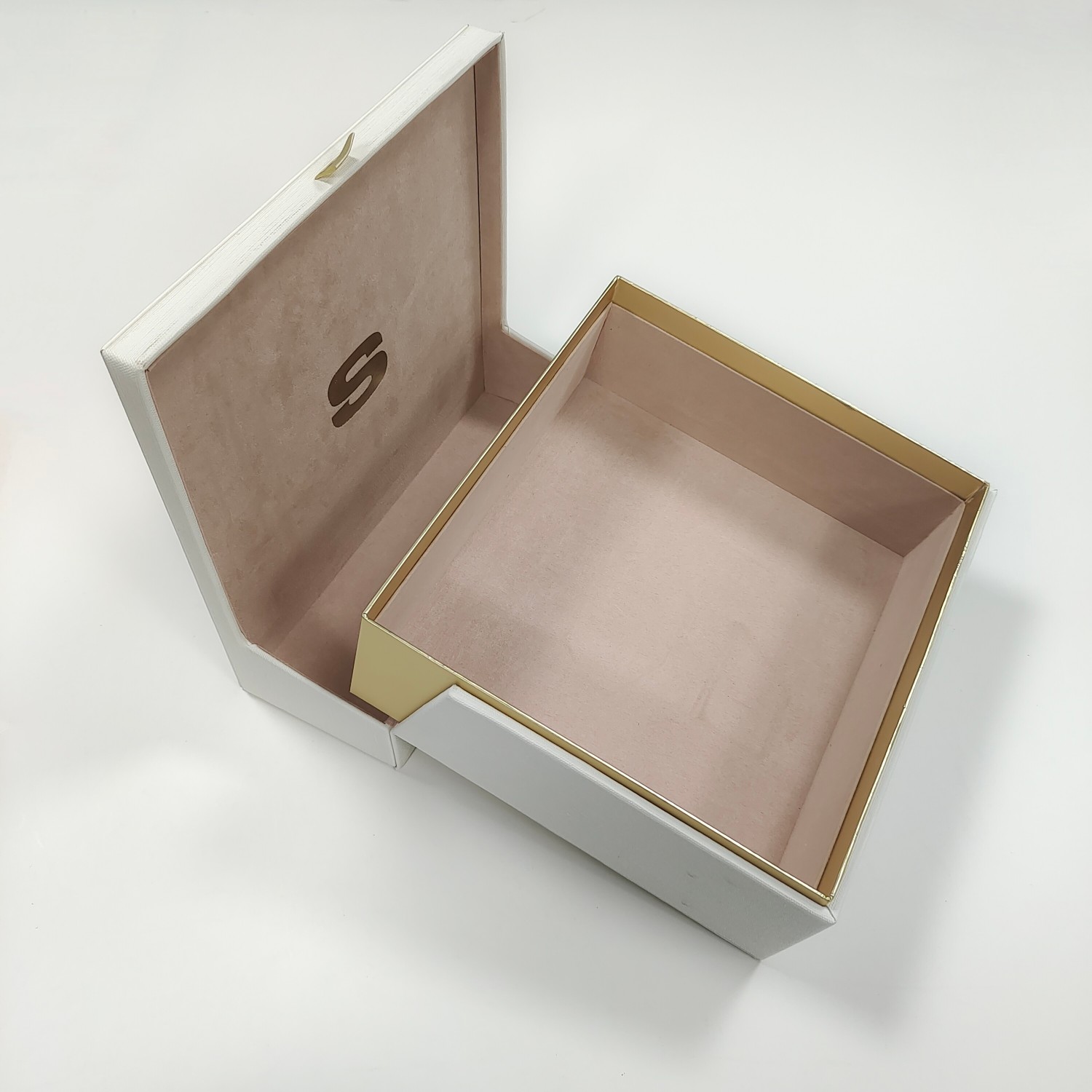 Chaep price PU imitation leather paper cosmetic gift box factory manufacturer paper packaging gift box with custom logo