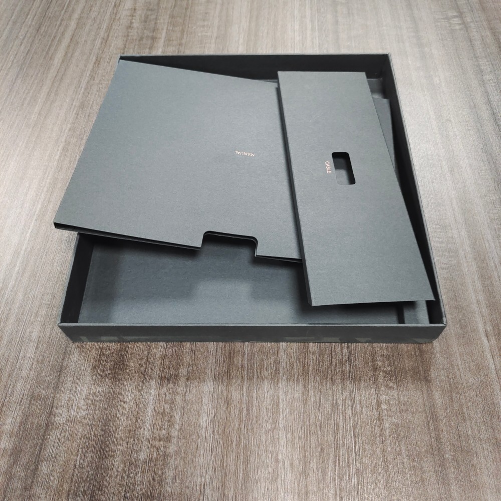 Packaging manufacturer electronics lid and base box best quality customized electronics packaging paper gift box