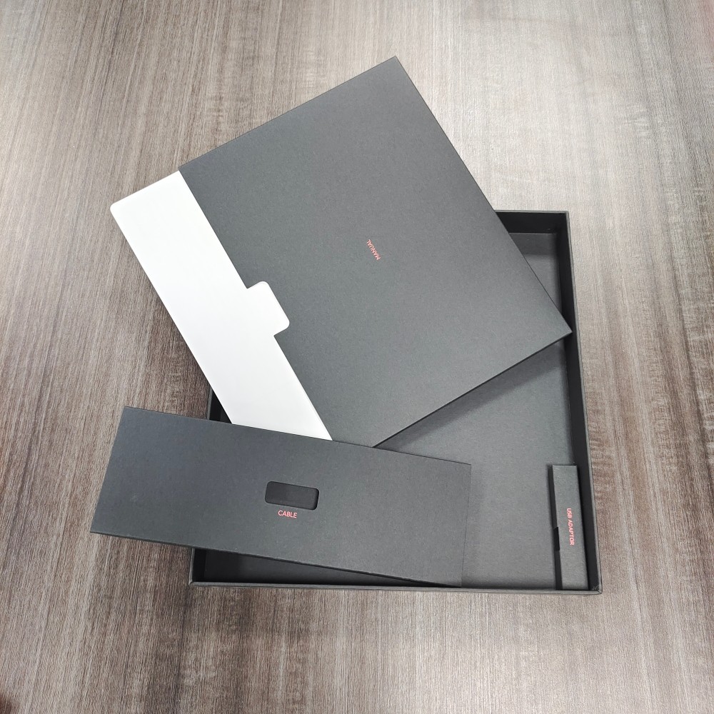 Packaging manufacturer electronics lid and base box best quality customized electronics packaging paper gift box