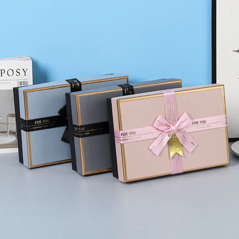 Custom made gift boxes lid and base toys packaging paper boxes gift&carft packing rigid gift box with logo