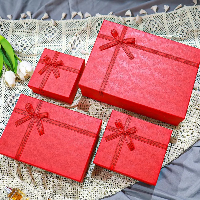Hot sales gift boxes cardboard rigid paper luxury lid and base paper boxes custom logo cosmetic packaging boxes