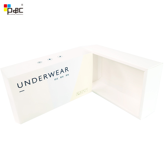 Factory Packaging box Manufacturer unserwear Folding Drawer Box Custom Packing Box with custom logo