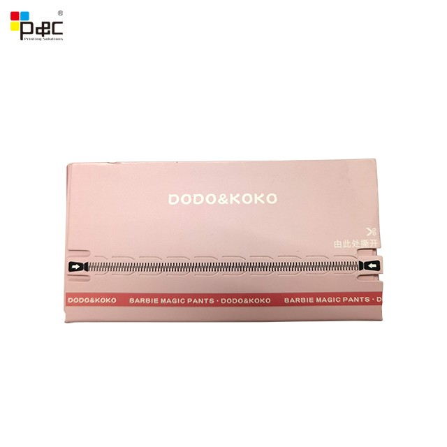 Cheap Yoga Pants packing Box Card Paper Printing Boxes With Self-adhesive Zipper shopping Packaging Box with custom logo