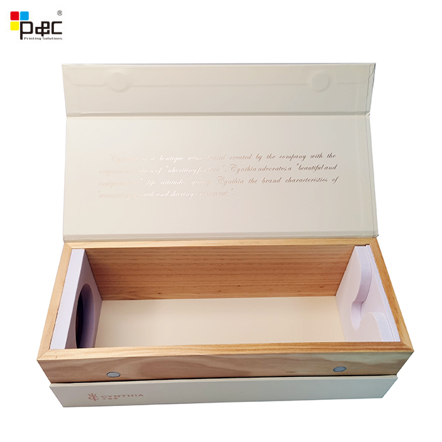 Wholesale Whiskey Wine Gift Box Packaging Custom Colorful Matt Lamination Wine Packaging Magnetic Packaging Box