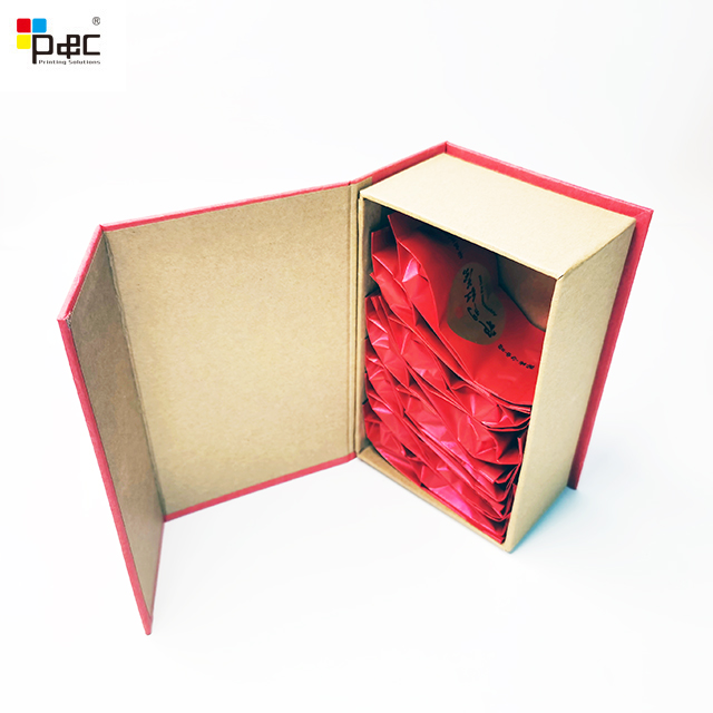Customized Print tea bag paper packaging Rectangular Set Gift Box For Tea Packaging magnetic paper Box