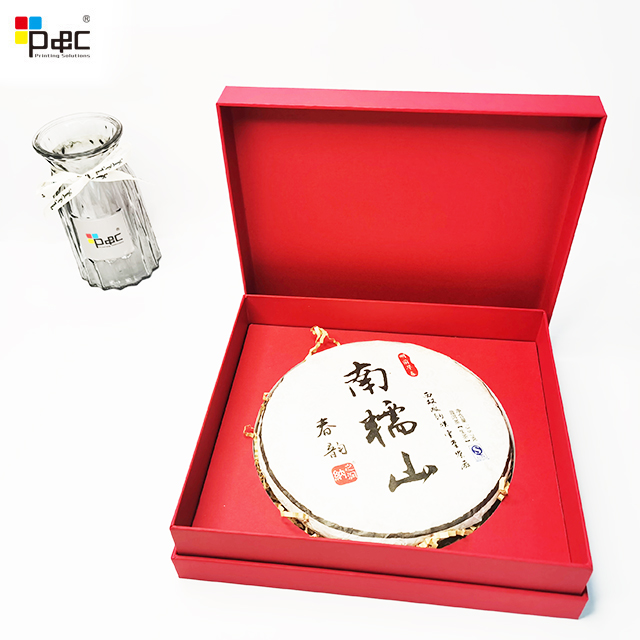 High-end Gift Packaging Box Customized Low Price Lid and Base Gift Box Tea Sets with hot stamping logo