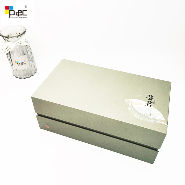 High-end magnetic gift box tea packaging paper box customize logo tea products gift box with Eva inner tray