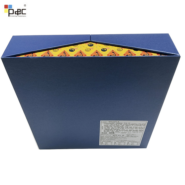 Eco-friendly Mooncake Box Custom Rigid Paper Mooncake Packaging Magnetic Gift Box Supplier with Custom Logo