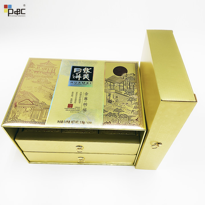 P&C - Gifts For Relatives And Friends: High-quality 3-story High-value Moon Cake Box Appliance Box