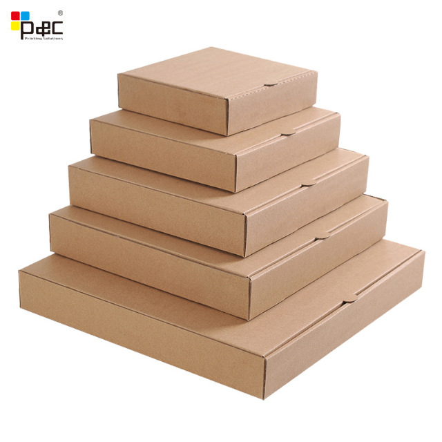 Wholesale Pizza box corrugated paper Custom Box Package Corrugated Square Pizza Packaging box for food