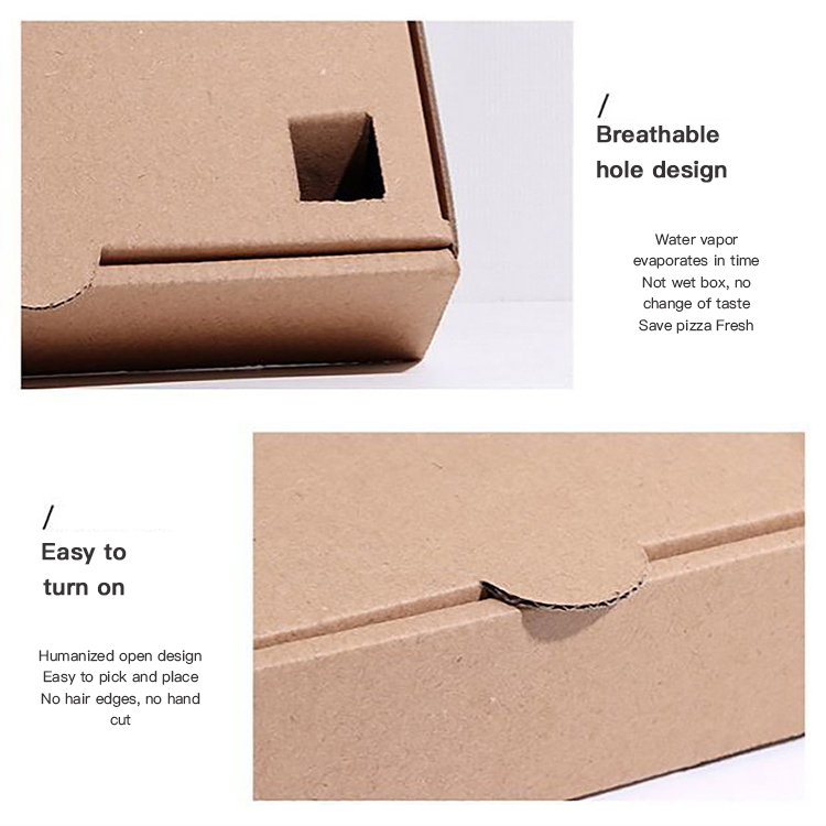 P&C - Pizza Package Box E Flute Paper Wholesale Pizza Box Package Carton Paper food packing box