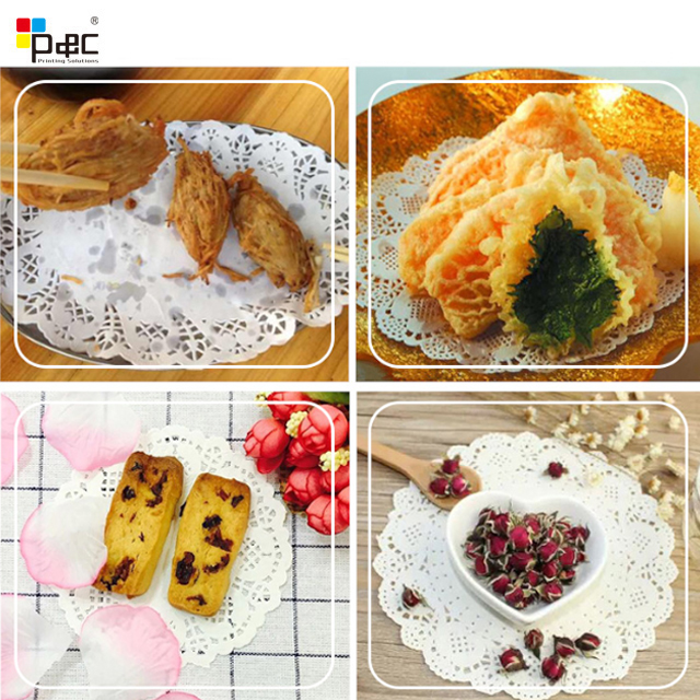 P&C - White Cycle Flower Cutting Baking Bread Cake Paper Kitchen greaseproof paper Water Resistance Paper