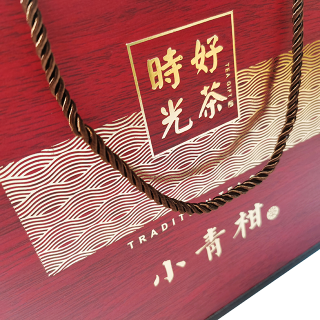 Wholesale Rectangular paper bag with Ribbon shopping bag Luxury Gift Packaging bag