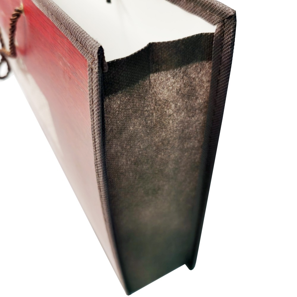 Wholesale Rectangular paper bag with Ribbon shopping bag Luxury Gift Packaging bag