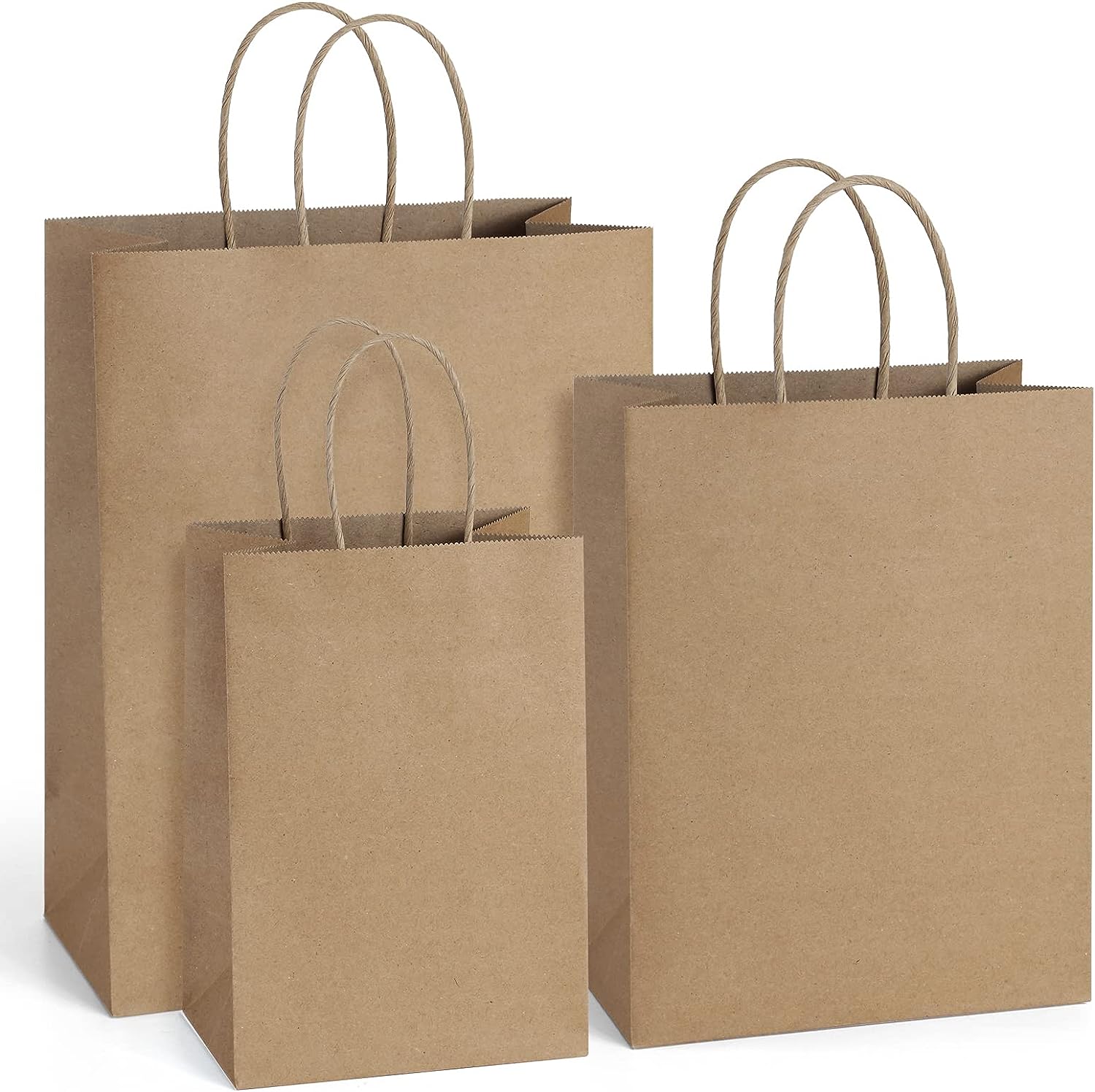 Factory price wholesale kraft paper bag gift packaging carry bag eco-friendly kraft paper handle bag