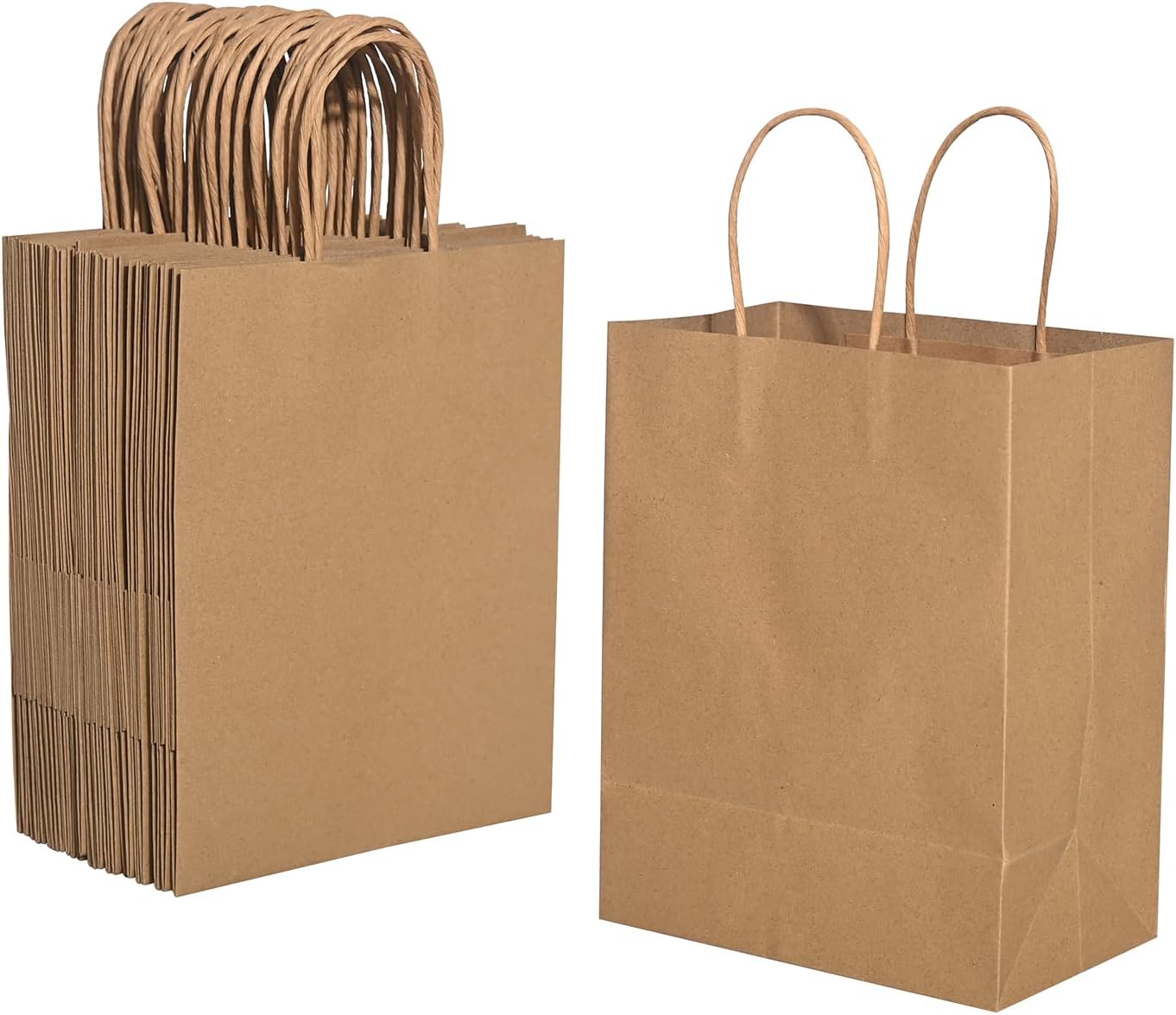 Factory price wholesale kraft paper bag gift packaging carry bag eco-friendly kraft paper handle bag