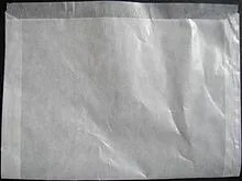 Glassine paper bag