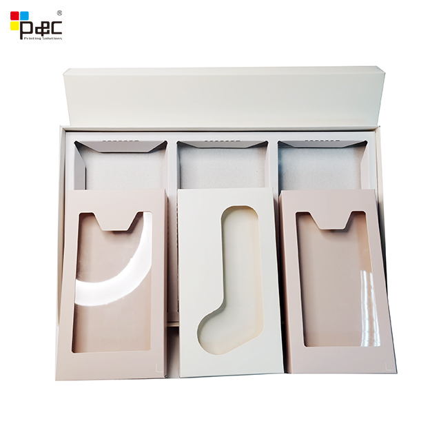 Customized High quality set gift box clothing sock packaging paper boxes custom made gift box supplier | P&C