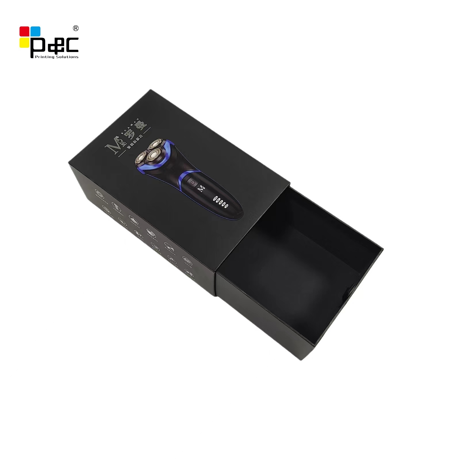 Custom logo shaver gift box factory price packaging drawer box manufacturer high quality electronics box