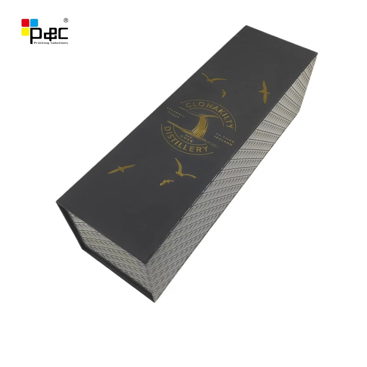 Wholesale packaging factory wine gift box paper cardboard magnetic packaging box whiskey wine paper box with custom logo